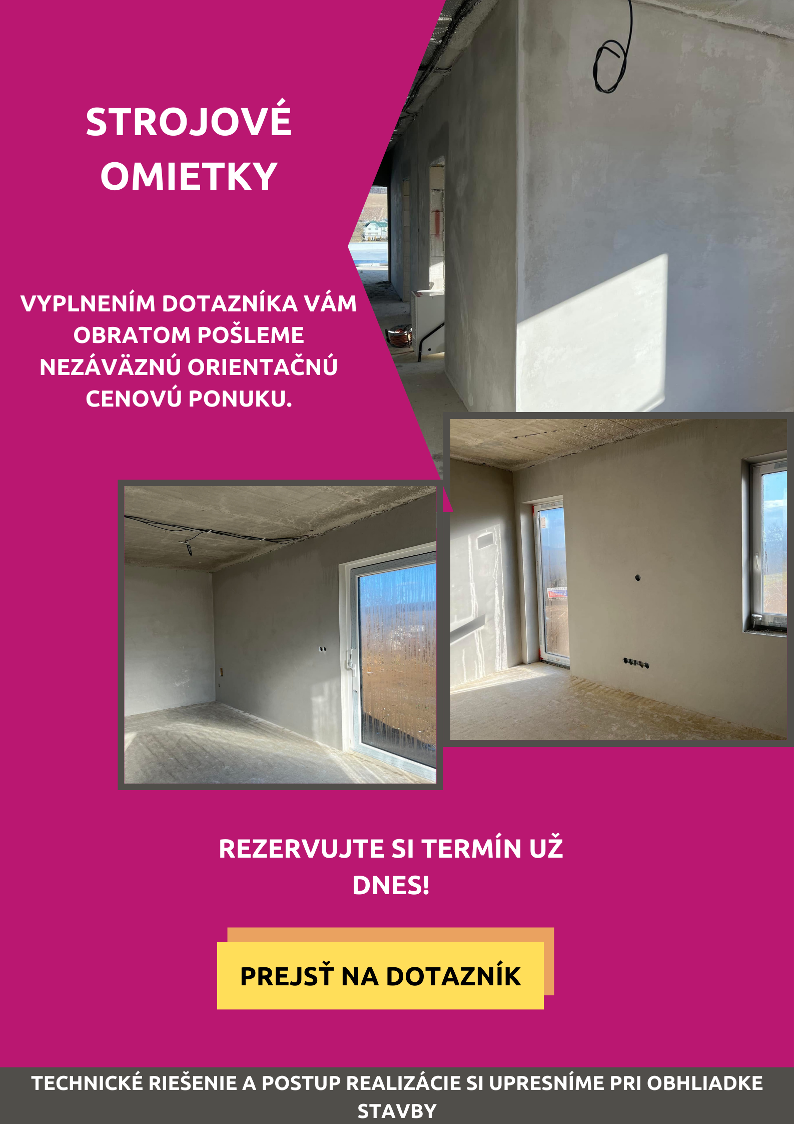Strojové omietky